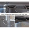 Anwendung auf Brillen von Nanotol Displays und Brillen Set