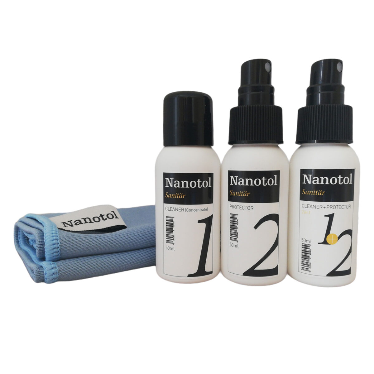 Nanoversiegelung Set Produktbild von Nanotol Sanitär Test Set für 8qm - Nanoversiegelungs Set zum Ausprobieren mit Geld zurueck Garantie